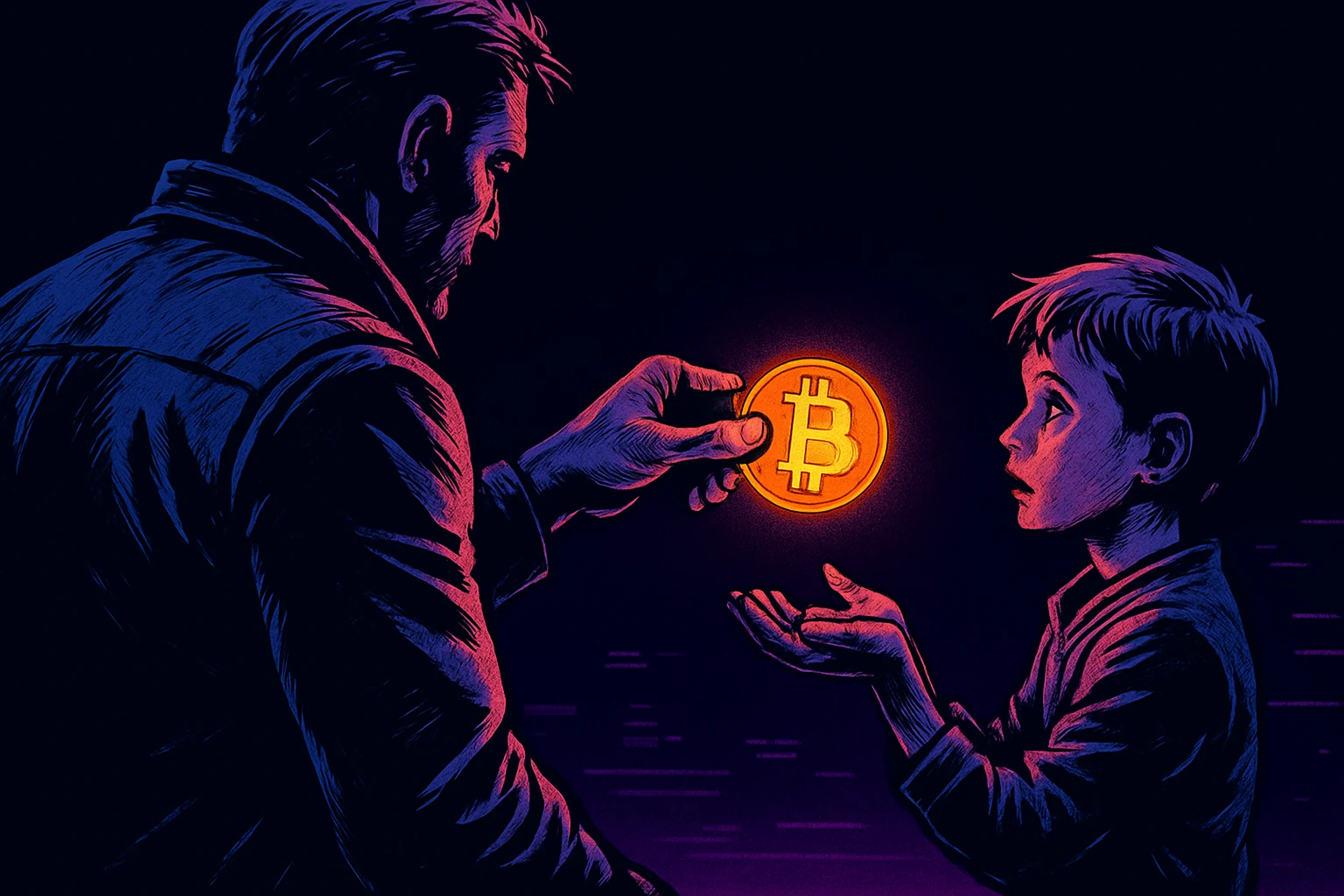 I planned to spend 20 years saving 10 Bitcoins for my children, but found that the hardest thing was not the money.