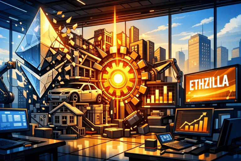 以太坊財庫 ETHZilla 出售 24,291 枚 ETH 還債：從 DAT 轉向 RWA 代幣化