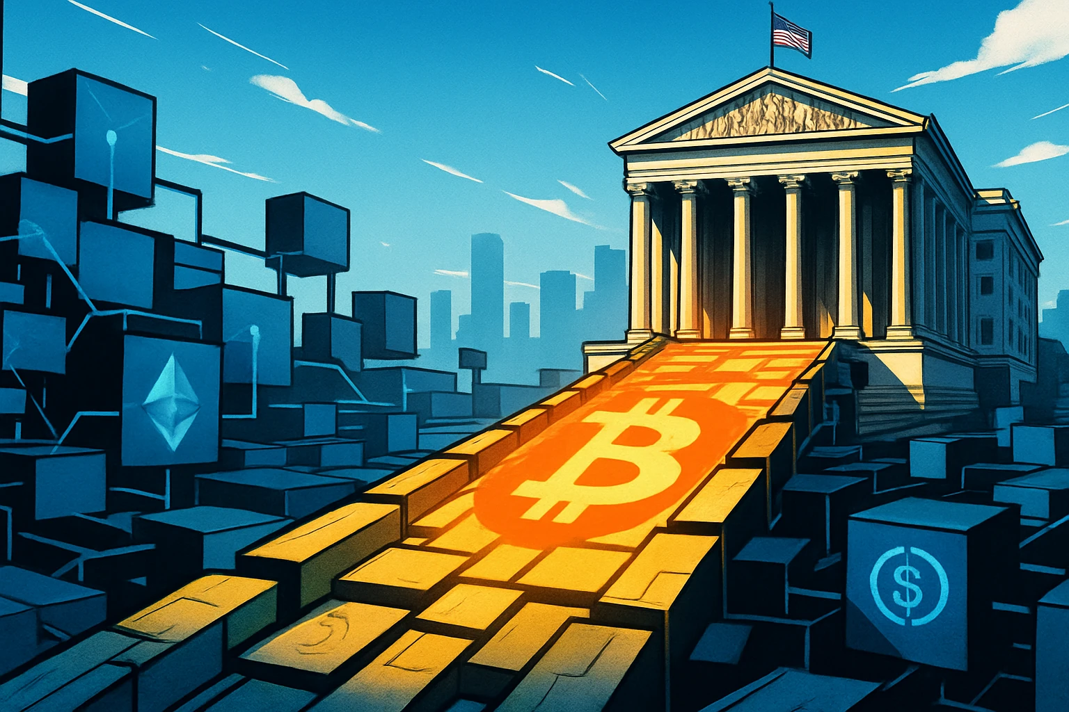 美國CFTC 宣布放行BTC、ETH、USDC，作為衍生品合約保證金、抵押品